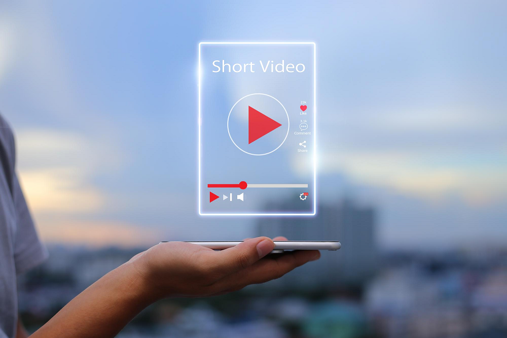 Composition about videomarketing and short videos